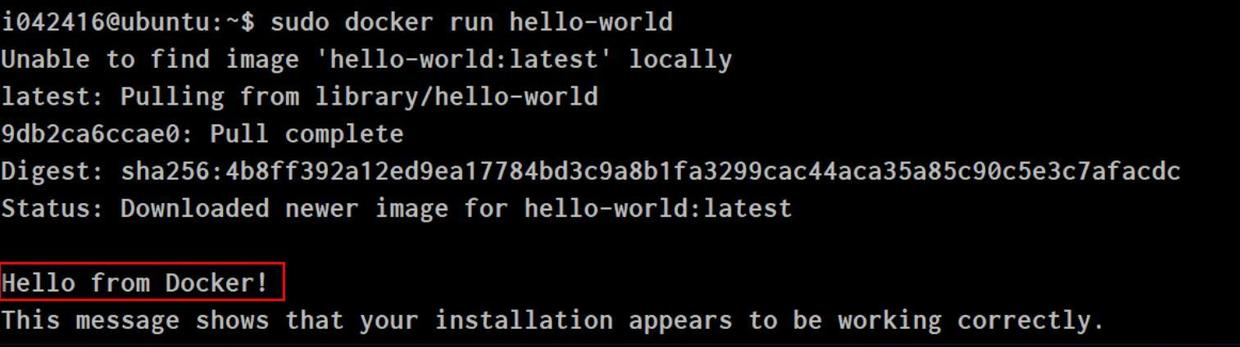 Unable to find application. Docker hello World.